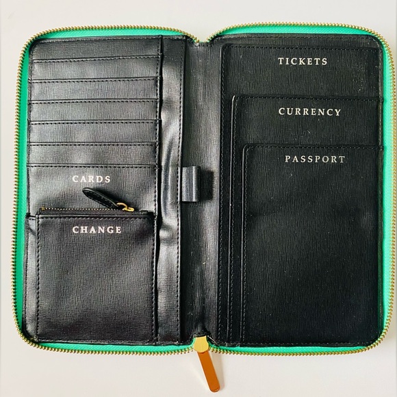 Cynthia Rowley Leather Zippy Wallet/Clutch/Organizer - Picture 3 of 6